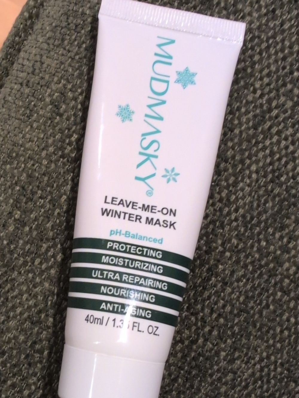 NEW Sealed Mudmasky Leave-Me-On Winter Mask (40ml / 1.35 fl. oz.)